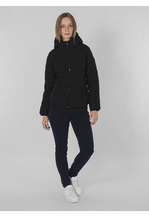 Chaqueta Negra Acolchada Stretch Calvin Klein