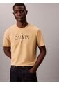 Camiseta Amarilla Con Gráfico De Logo Calvin Klein de Calvin Klein
