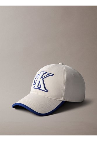 Gorra Beige Con Logo De Felpa Calvin Klein Calvin Klein