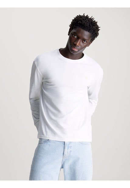 Camiseta Institutional De Manga Larga Calvin Klein