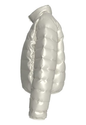 Chaqueta Blanca Acolchada De Plumón Con Brillo Ultraligero Calvin Klein