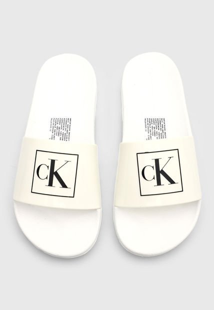 Playera Blanco-Negro Calvin Klein