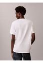 Camiseta Blanca Con Estampado De Logo Calvin Klein de Calvin Klein