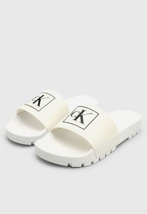 Playera Blanco-Negro Calvin Klein