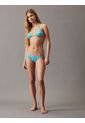Partes Azul De Abajo De Bikini Con Lazadas - CK Monogram Calvin Klein de Calvin Klein