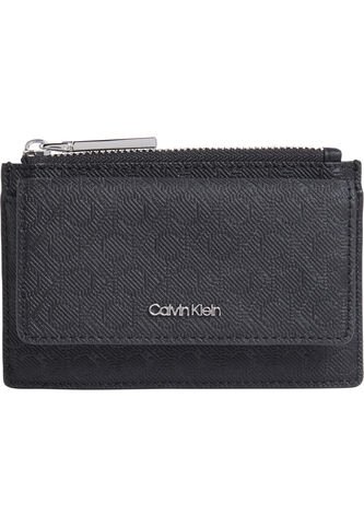 Tarjetero Negro Con Solapa Calvin Klein Calvin Klein