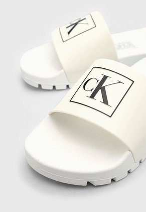 Playera Blanco-Negro Calvin Klein