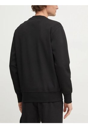 Saco Negro De Cuello Redondo En Tejido Interlock Suave Calvin Klein
