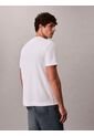 Camiseta Blanca De Algodón Interlock Calvin Klein de Calvin Klein