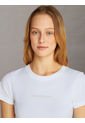 Camiseta Blanca Slim Con Logo Calvin Klein de Calvin Klein