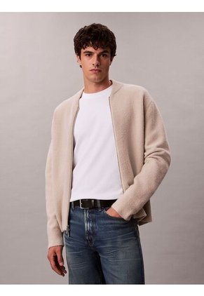 Camiseta Blanca De Algodón Interlock Calvin Klein