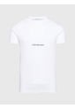 Camiseta Slim Con Logo Hombre Blanco Calvin Klein de Calvin Klein