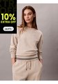 Saco Beige De Felpa De Gran Calidad Calvin Klein de Calvin Klein