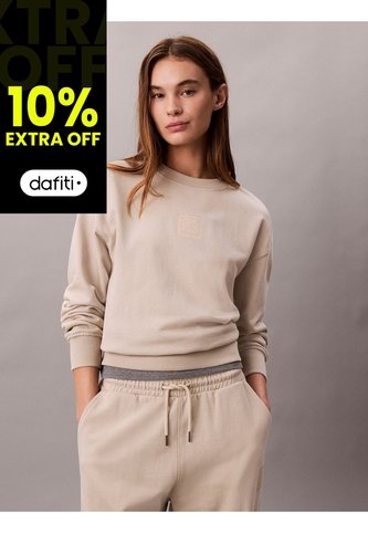 Saco Beige De Felpa De Gran Calidad Calvin Klein Calvin Klein