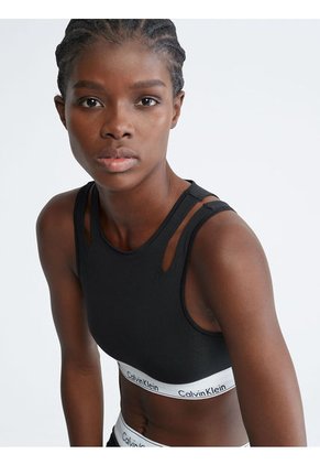 Brassier  Ck Deconstructed Mujer Negro Calvin Klein