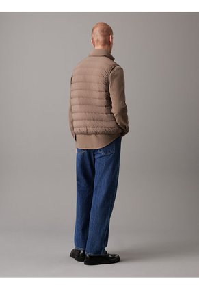 Chaleco Chocolate Acolchado Ultraligero Calvin Klein