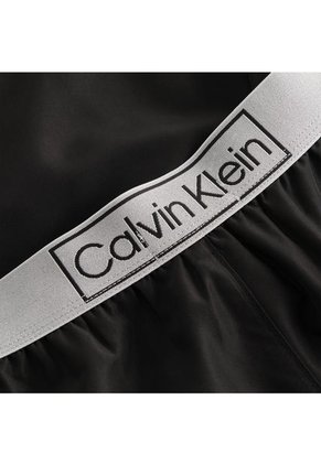 Pantalón Corto De Baño Medianos Con Cordón  Core Negro Calvin Klein