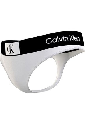 Parte Blanco De Abajo De Bikini De Tanga - CK96 Calvin Klein