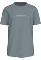 Camiseta Azul Con Logo Pequeño Calvin Klein de Calvin Klein