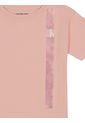 Camiseta Con Cuello Redondo Niña Rosado Calvin Klein de Calvin Klein