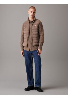 Chaleco Chocolate Acolchado Ultraligero Calvin Klein