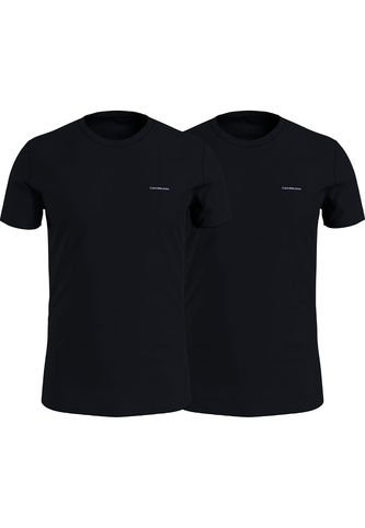 2 Pack De Camiseta Negras Slim Para Hombre Calvin Klein Calvin Klein