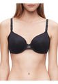 Brassier Negro Microfibra Invisibles Full Coverage Mujer Negro de Calvin Klein