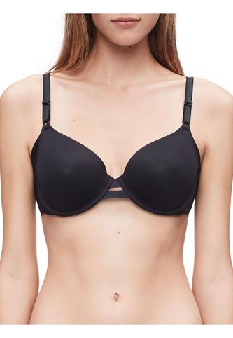 Brassier Negro Microfibra Invisibles Full Coverage Mujer Negro Calvin Klein