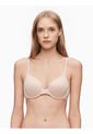 Brassier Beige Microfibra Lightly Forrada Calvin Clein de Calvin Klein