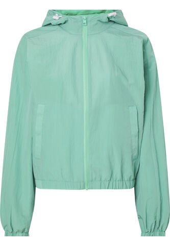 Chaqueta Verde Con Gorro Y Cierre Para Mujer Calvin Klein Calvin Klein
