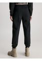Pantalón De Chándal Holgado Con Logo Tape Mujer Negro Calvin Klein de Calvin Klein