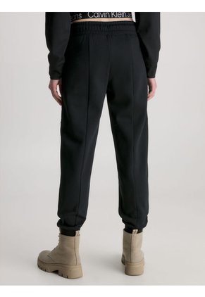 Pantalón De Chándal Holgado Con Logo Tape Mujer Negro Calvin Klein