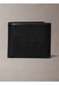 Billetera Negra Con Compartimento Para Billetes, Monedero Y RFID Calvin Klein de Calvin Klein