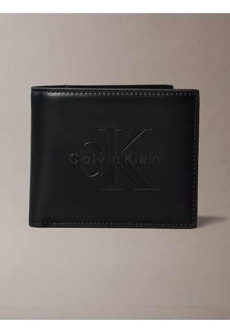 Billetera Negra Con Compartimento Para Billetes, Monedero Y RFID Calvin Klein Calvin Klein