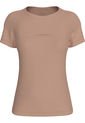 Camiseta Beige Slim Con Logo Calvin Klein de Calvin Klein