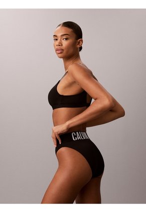 Bralette Negro Con Forro Ligero - Intense Power Microfiber Cooling Calvin Klein