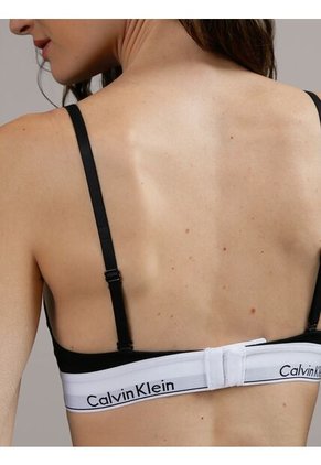 Bralette Negro Triangular - Modern Cotton Calvin Klein