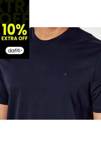 Camiseta Azul Slim De Manga Corta Calvin Klein Calvin Klein