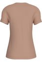 Camiseta Beige Slim Con Logo Calvin Klein de Calvin Klein
