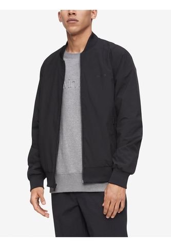 Chaqueta Negra Con Cierre Y Bolsillos Laterales Calvin Klein Calvin Klein