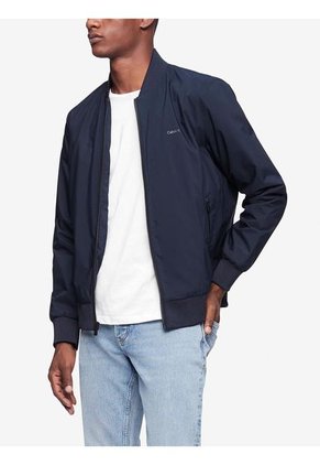 Chaqueta Azul Con Cierre Para Hombre Calvin Klein