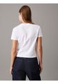 Camiseta Blanca Slim Con Logo Calvin Klein de Calvin Klein