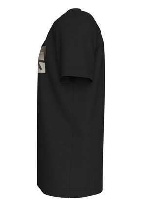 Camiseta Negra Suave Con Monograma En Caja Calvin Klein