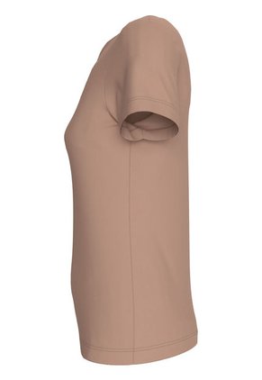 Camiseta Beige Slim Con Logo Calvin Klein