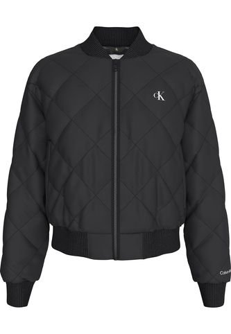 Chaqueta Negro Bomber Acolchada Holgada Calvin Klein Calvin Klein