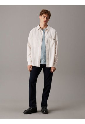 Camiseta Azul Con Logo En La Parte Trasera Calvin Klein