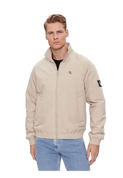 Chaqueta Beige Harrington Acolchada Calvin Klein