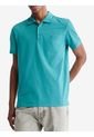 Polo Verde De Algodón Con Monograma Bordado Calvin Klein de Calvin Klein
