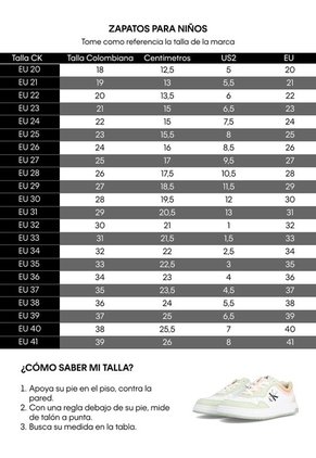 Tenis Casuales Con Cordones Para Niño Calvin Klein