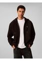 Buzo Negro Con Capota Y Cierre De Cremallera Calvin Klein de Calvin Klein